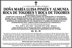 Mª Luisa Piniés y Almunia